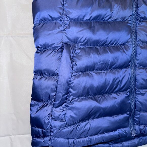 Womens Puffer Vest Small Blue 32 Degrees Heat Zipper Close Lightweight Insulated - Picture 2 of 6